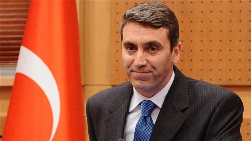 Ankara’s ambassador to Athens, Burak Özügergin, evaluates Türkiye-Greece relations in Athens, Greece, Sept. 14, 2022. (AA Photo)