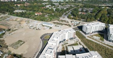 A view of newly built apartment buildings in Istanbul, Türkiye, Sept, 14, 2022. (IHA Photo)