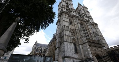 A general view of Westminster Abbey, following the death of Britain's Queen Elizabeth II, in London, U.K., Sept. 16, 2022. (Reuters Photo)