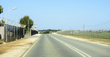 The U.N. buffer zone between the Greek Cypriot administration and the Turkish Republic of Northern Cyprus (TRNC), Nov. 5, 2021. (Getty Images)