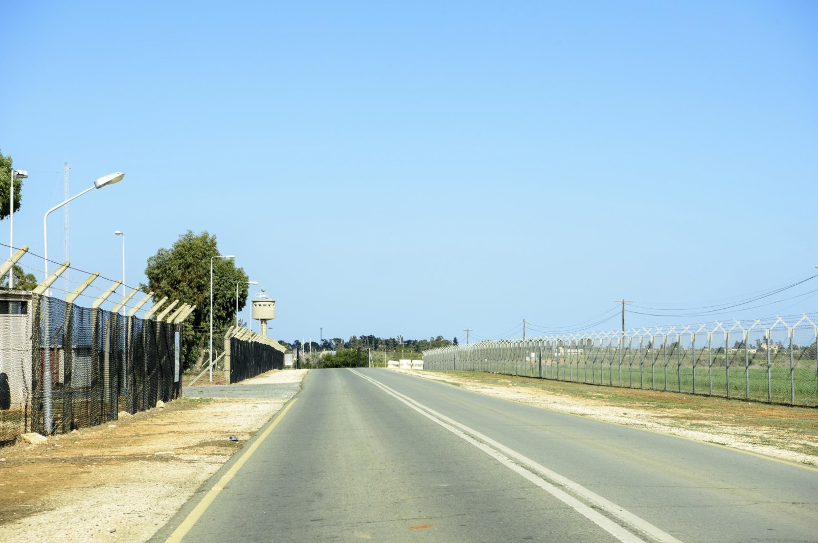 The U.N. buffer zone between the Greek Cypriot administration and the Turkish Republic of Northern Cyprus (TRNC), Nov. 5, 2021. (Getty Images)