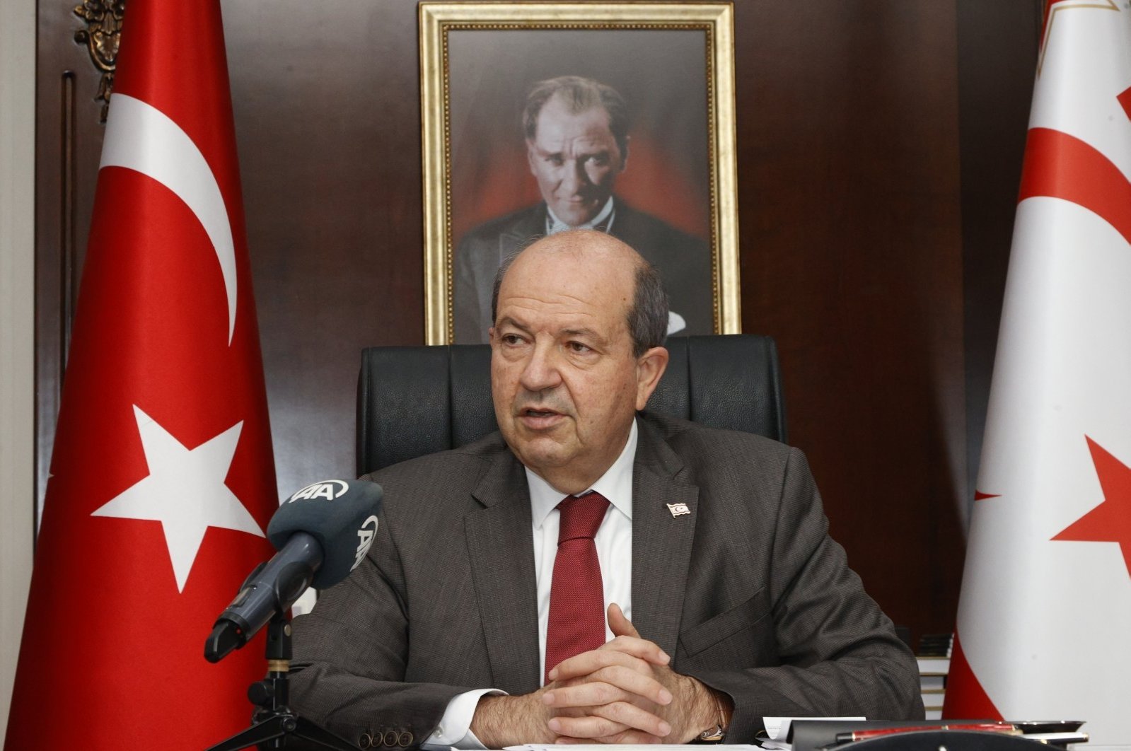 Agreement in Cyprus must include Turkish state in north: Tatar | Daily ...