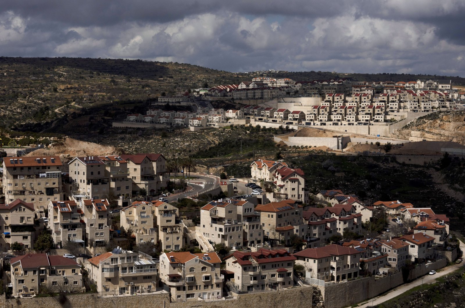 A general view shows the Jewish settlement of Efrat in the Israeli-occupied West Bank, Palestine, March 10, 2022. (AP Photo) 