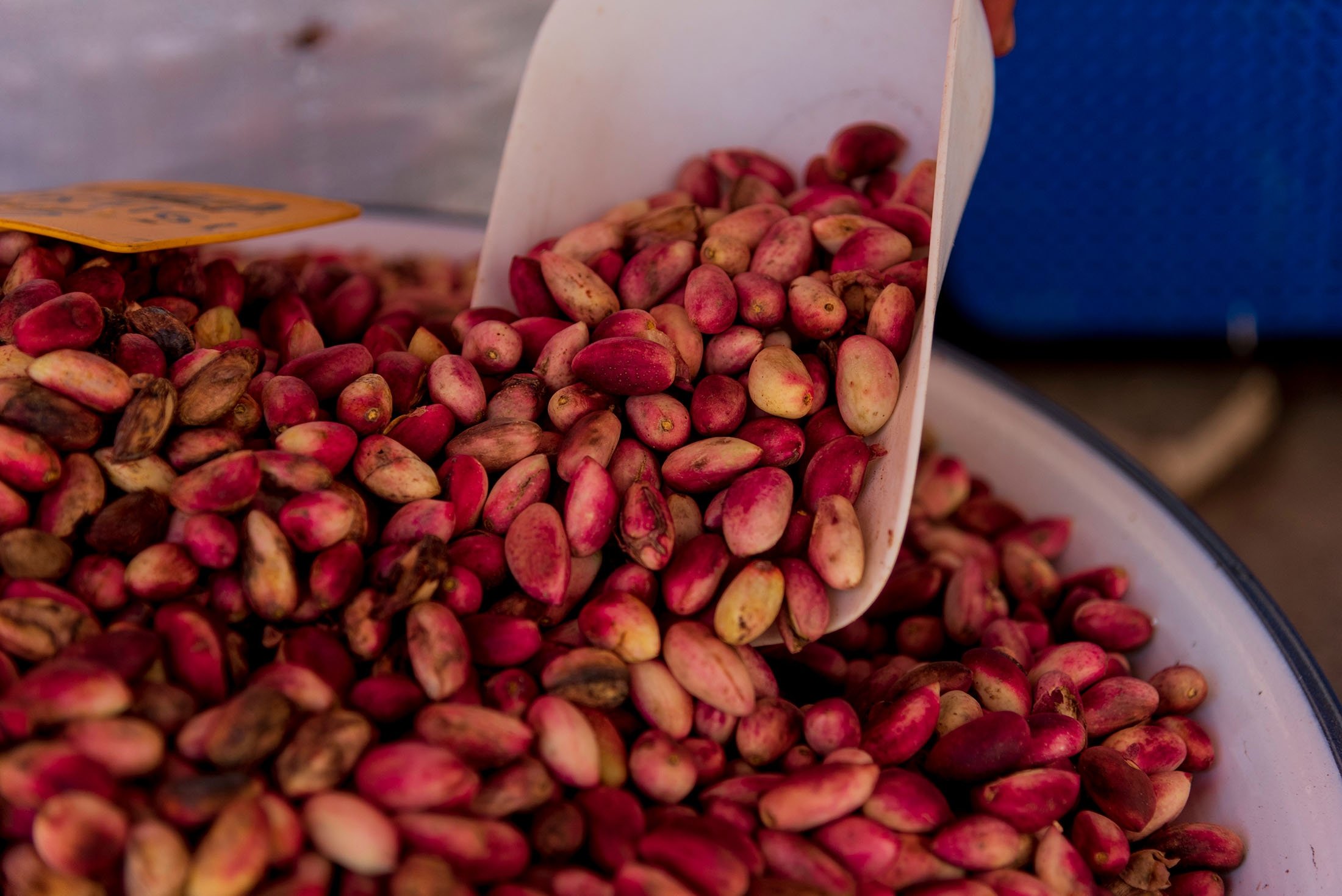 The fall months is also when Türkiye's famous nuts begin to rear their beautiful heads fresh at farmers’ markets. (Shutterstock Photo)