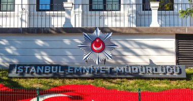 The sign of the Istanbul General Directorate of Security, in Istanbul, Türkiye, Oct. 1, 2021. (Shutterstock Photo)