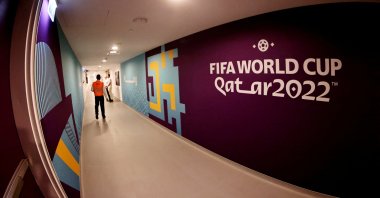 A general view inside a stadium ahead of the Qatar 2022 World Cup in Doha, Qatar, Sept. 22, 2022. (Reuters Photo)