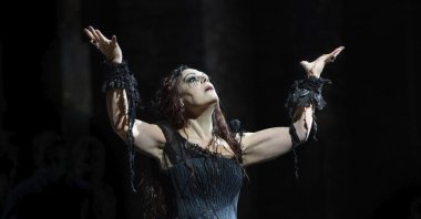 This image released by The Metropolitan Opera shows soprano Sondra Radvanovsky in the title role of Cherubini's "Medea," which opens the Metropolitan Opera season on Sept. 27. (AP Photo)