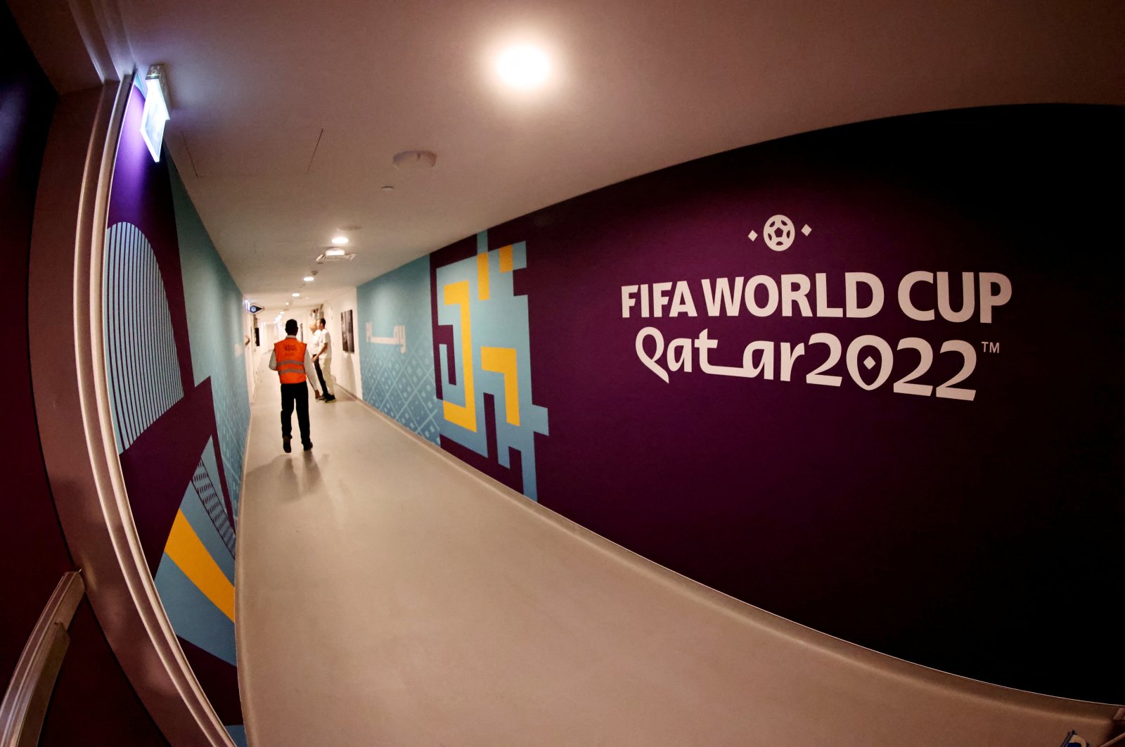 A general view inside a stadium ahead of the Qatar 2022 World Cup in Doha, Qatar, Sept. 22, 2022. (Reuters Photo)
