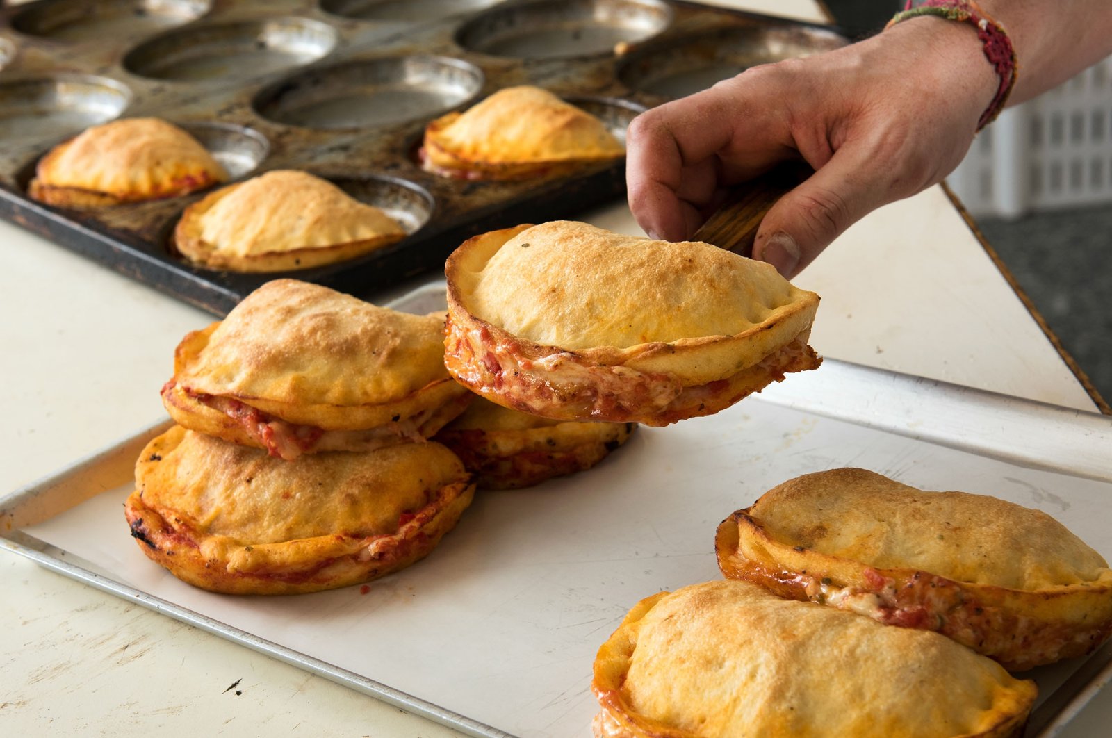 Panzerotti is very similar to traditional Turkish fried doughs or bagels. (Shutterstock Photo)
