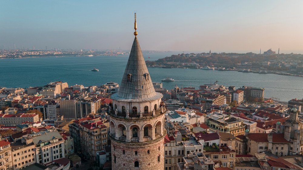 Galata Tower, one of the historical symbols of Istanbul, Türkiye, Sept. 23, 2022. (Shutterstock Photo)