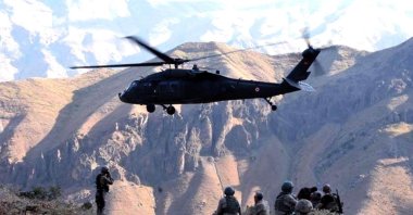 Turkish security forces carry out a counterterrorism operation in northern Iraq in this undated file photo. (File Photo)