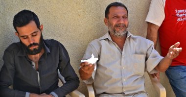 Relatives of a drowning victim react in Tripoli, northern Lebanon, Sept. 23, 2022. (AFP Photo)