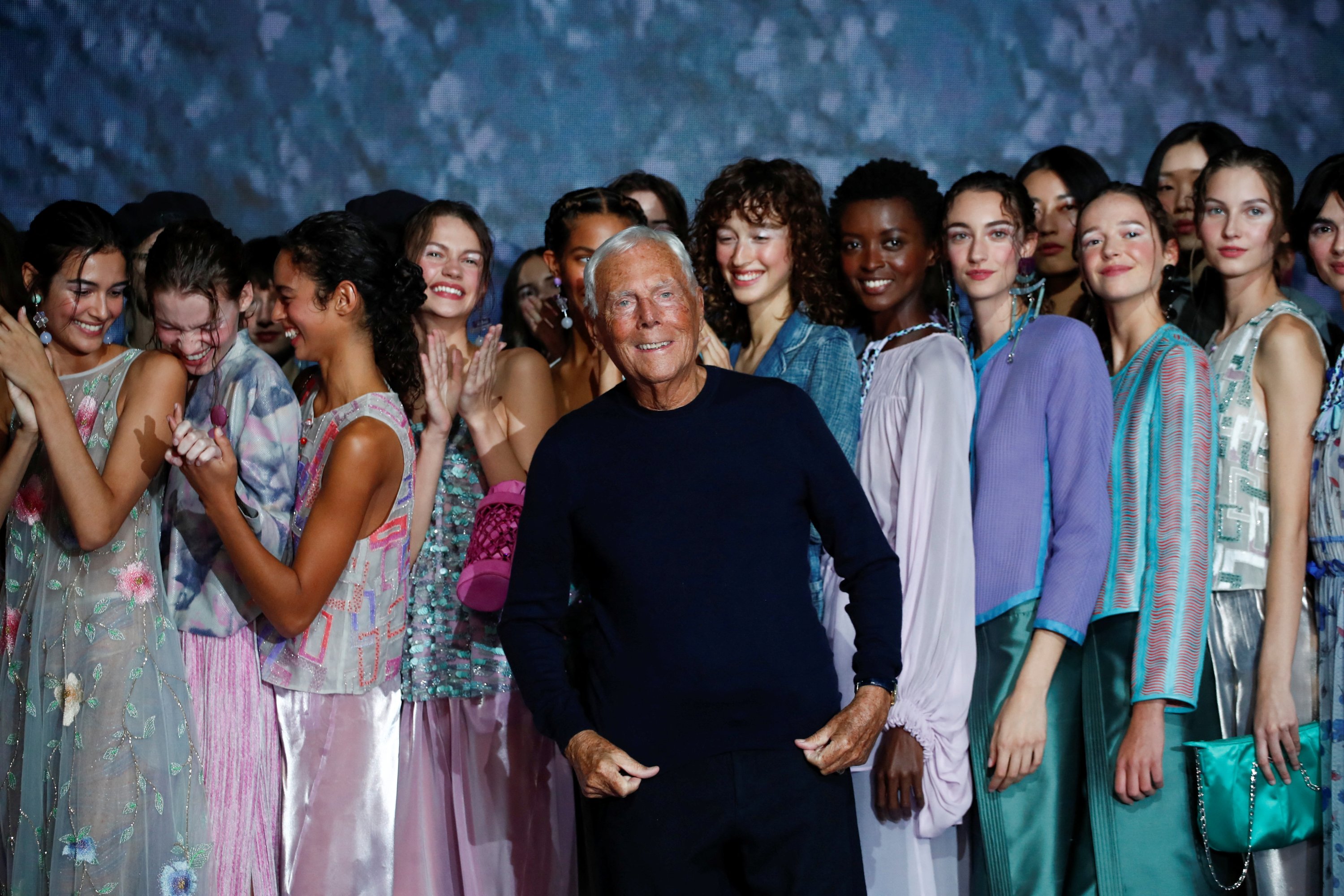 Armani brings sparkle to Milan Fashion with 2023 spring/summer line ...