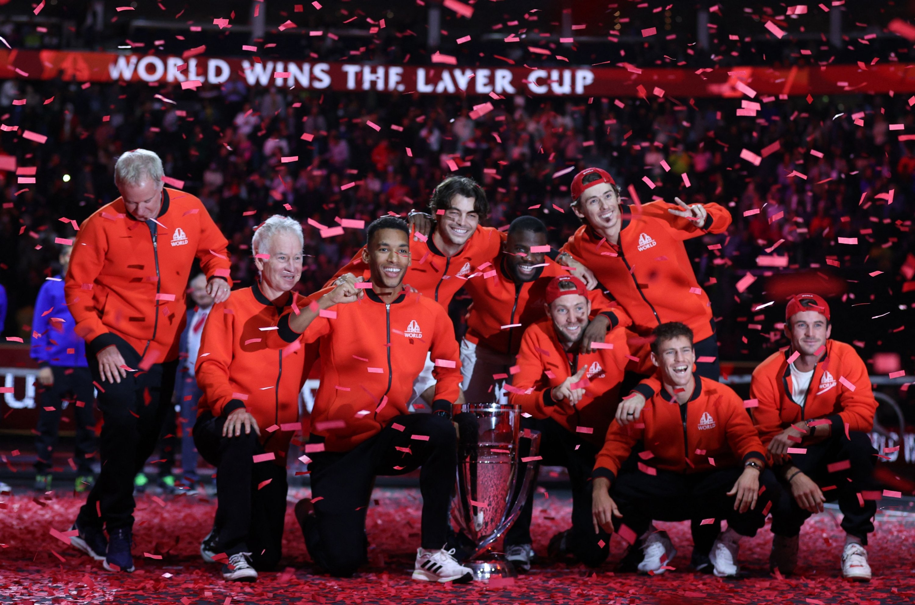 'Champs are here!' Tiafoe guides Team World to 1st Laver Cup win