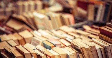 Old books in a book fair. (Shutterstock Photo)