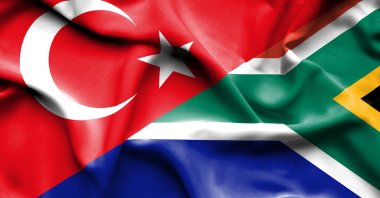The Turkish and South African flags are seen together. (Illustration by Shutterstock)