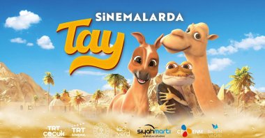Poster of "Tay," animation movie co-produced by Türkiye's state broadcaster TRT, Sept. 26, 2022. (IHA Photo)