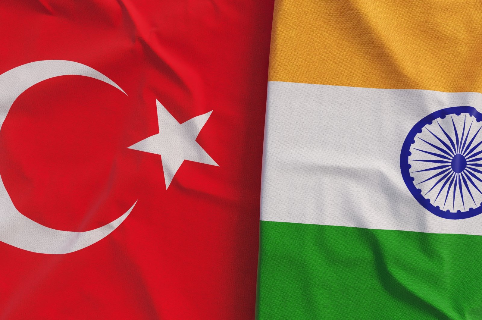 The Turkish and Indian flags seen together. (Illustration by Shutterstock)