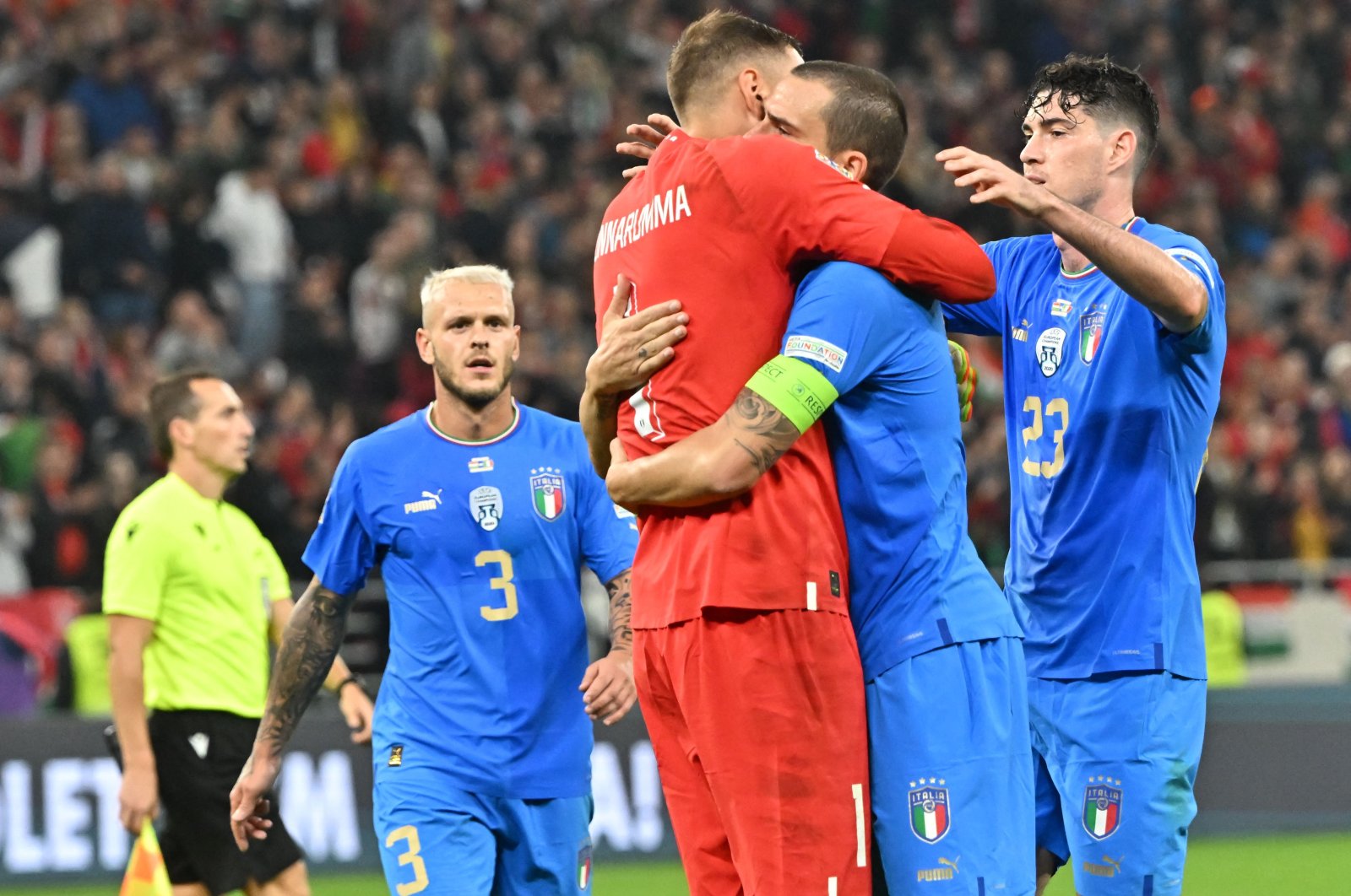 Italia di final 4 Nations League saat Inggris, Jerman bermain imbang