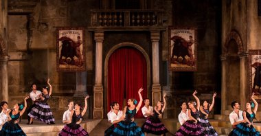 A photo from a representation of "Carmen" by Istanbul State Opera and Ballet. (AA Photo)
