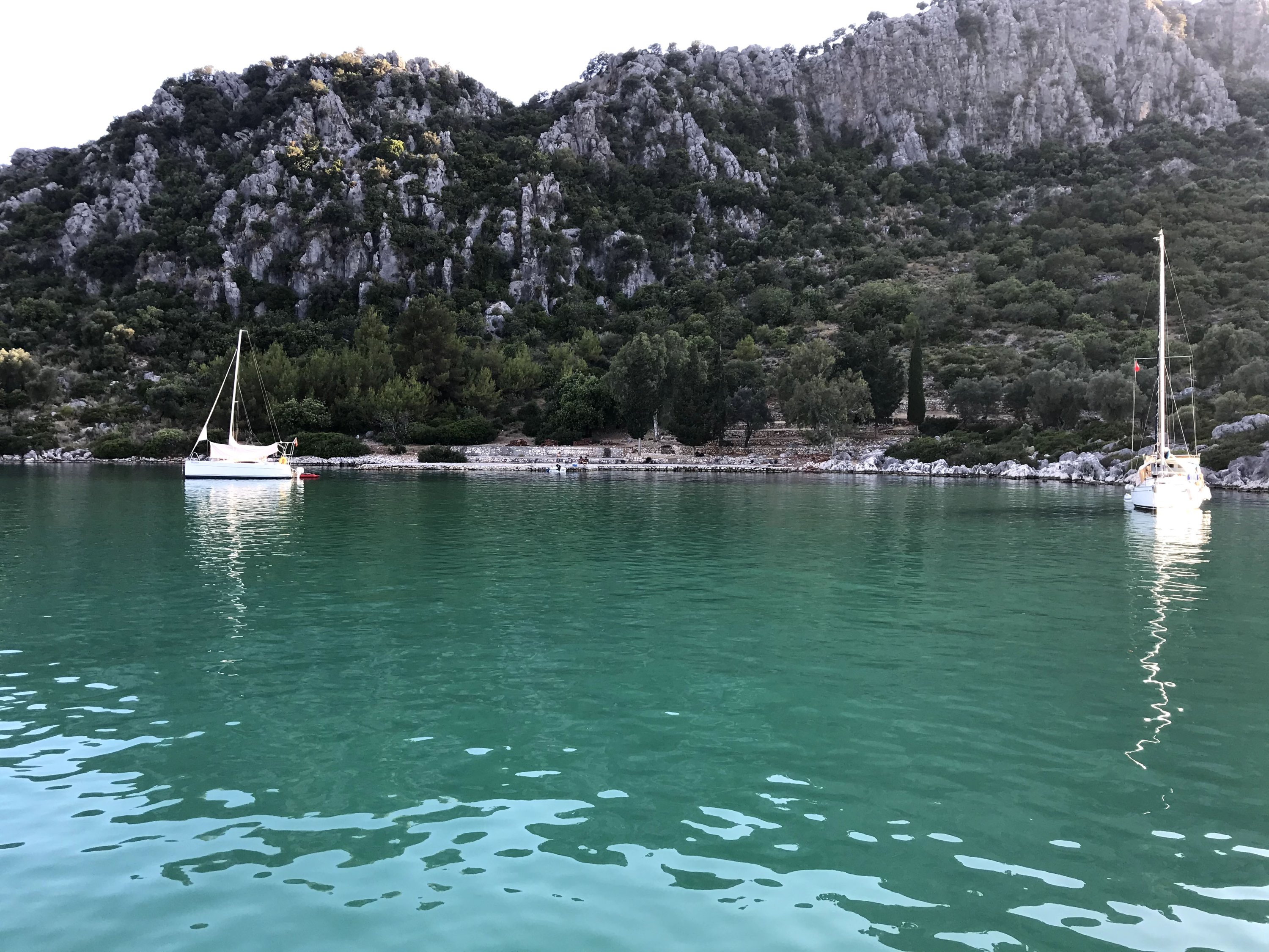 The Gokkaya Bay in Antalya, Türkiye.  (Photo by Özge Şengelen)