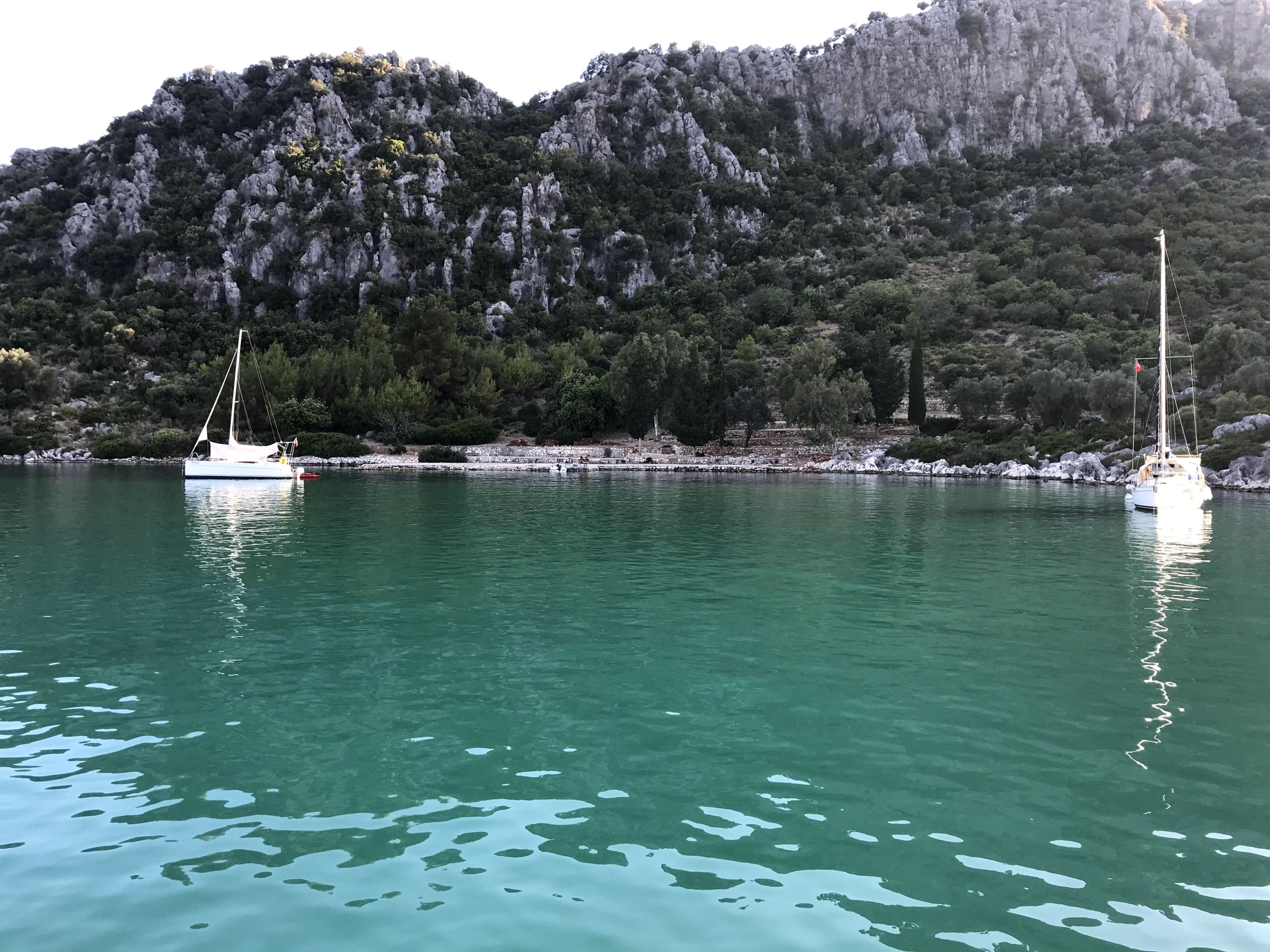 Teluk Gökkaya, di Antalya, Türkiye.  (Foto oleh zge engelen)