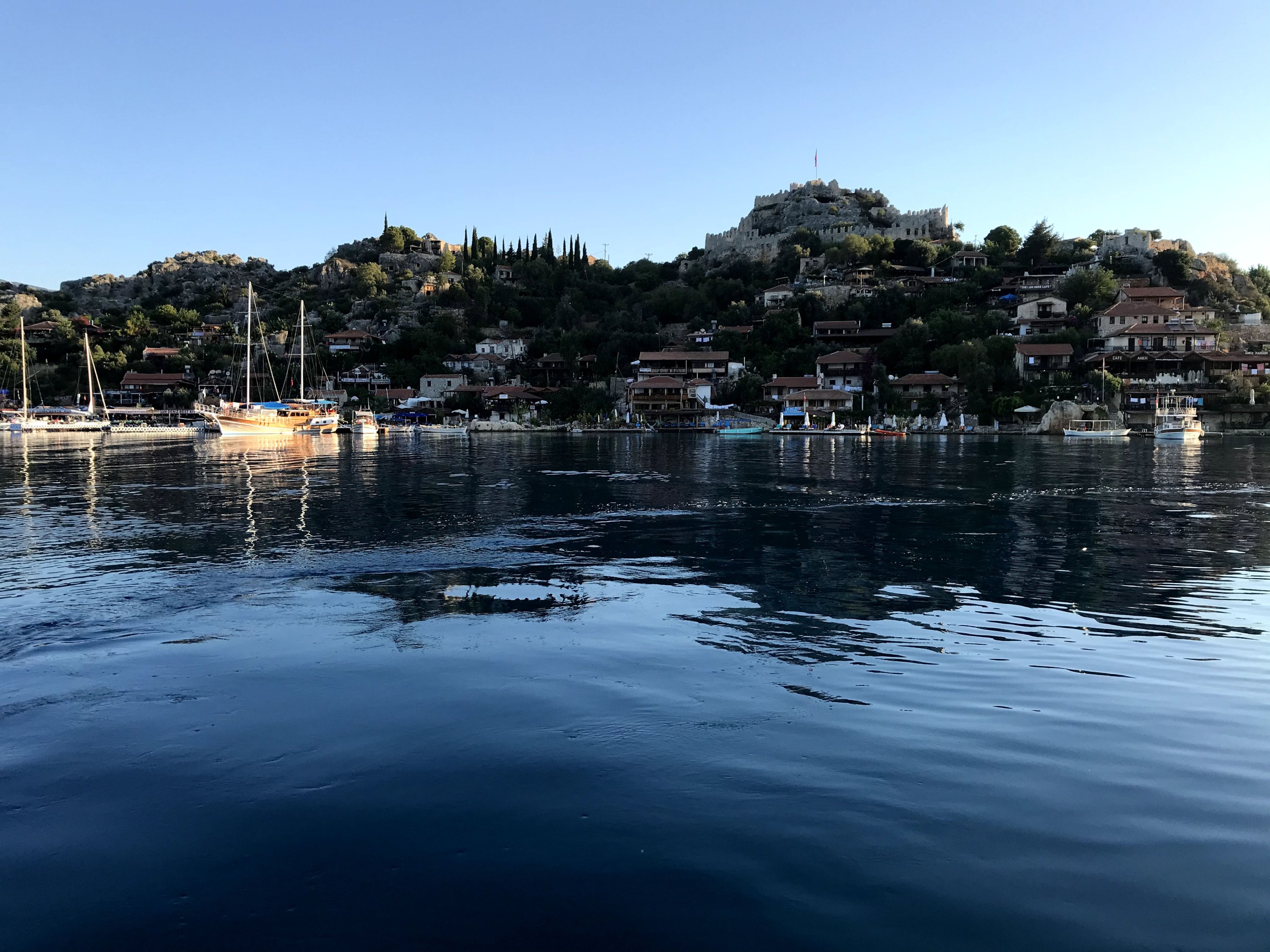 Pemukiman Kaleköy, di Antalya, Türkiye.  (Foto oleh zge engelen)