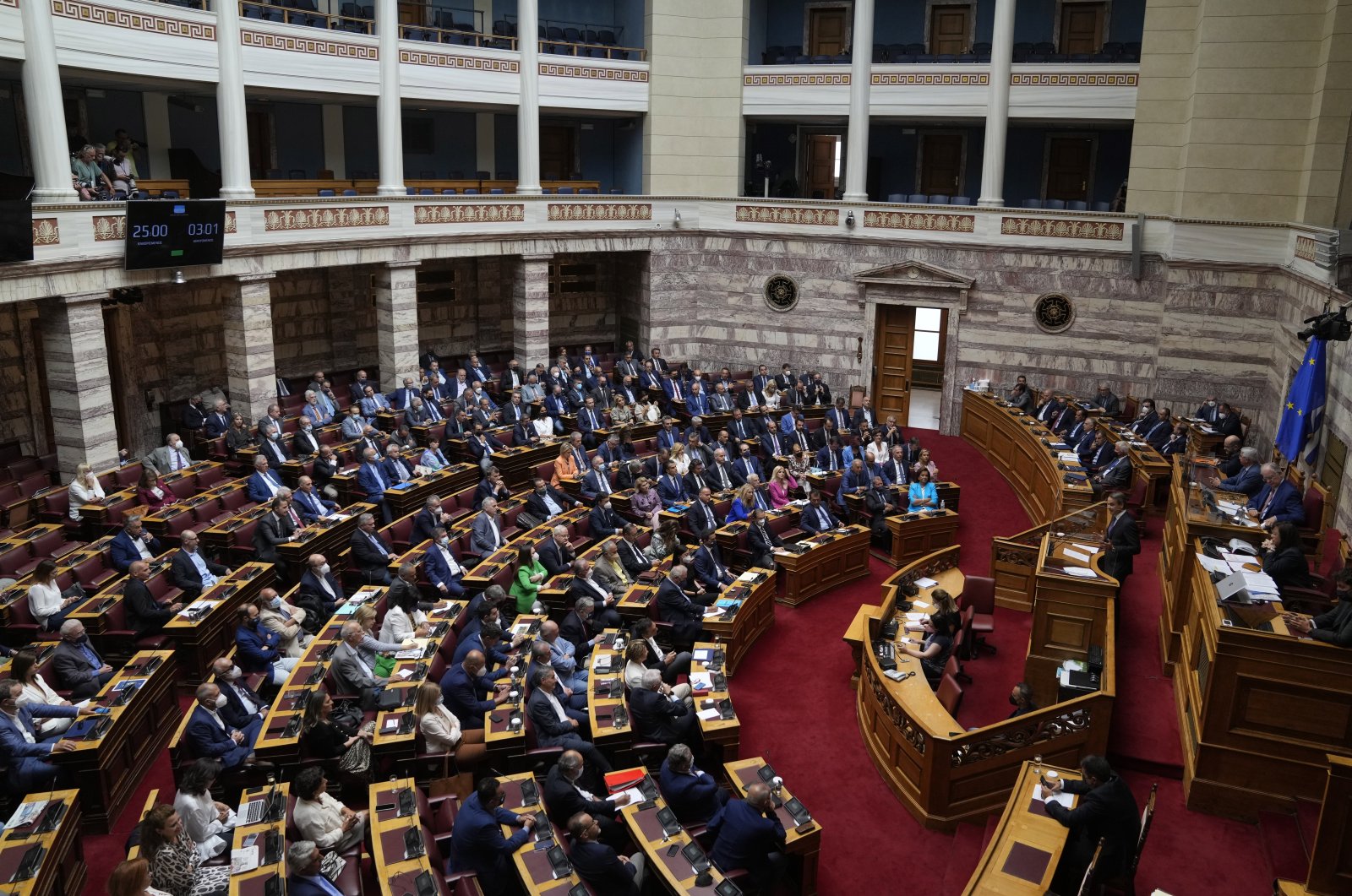 UE melihat bagaimana PM Yunani mengancam supremasi hukum, kata oposisi utama