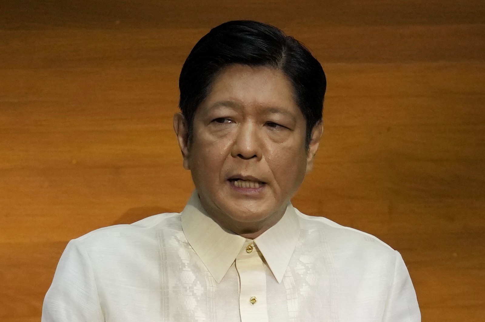 Philippine President Ferdinand Marcos Jr. delivers his first state of the nation address, Quezon city, Philippines, July 25, 2022. (AP Photo)