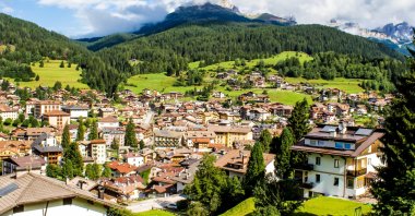 A general view from Moena, a comune in Trentino in the northern Italy. (Shutterstock Photo)
