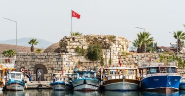 A historical castle in Sığacık neighborhood of Seferihisar, in Izmir, Türkiye, Oct. 5, 2020. (Shutterstock Photo)