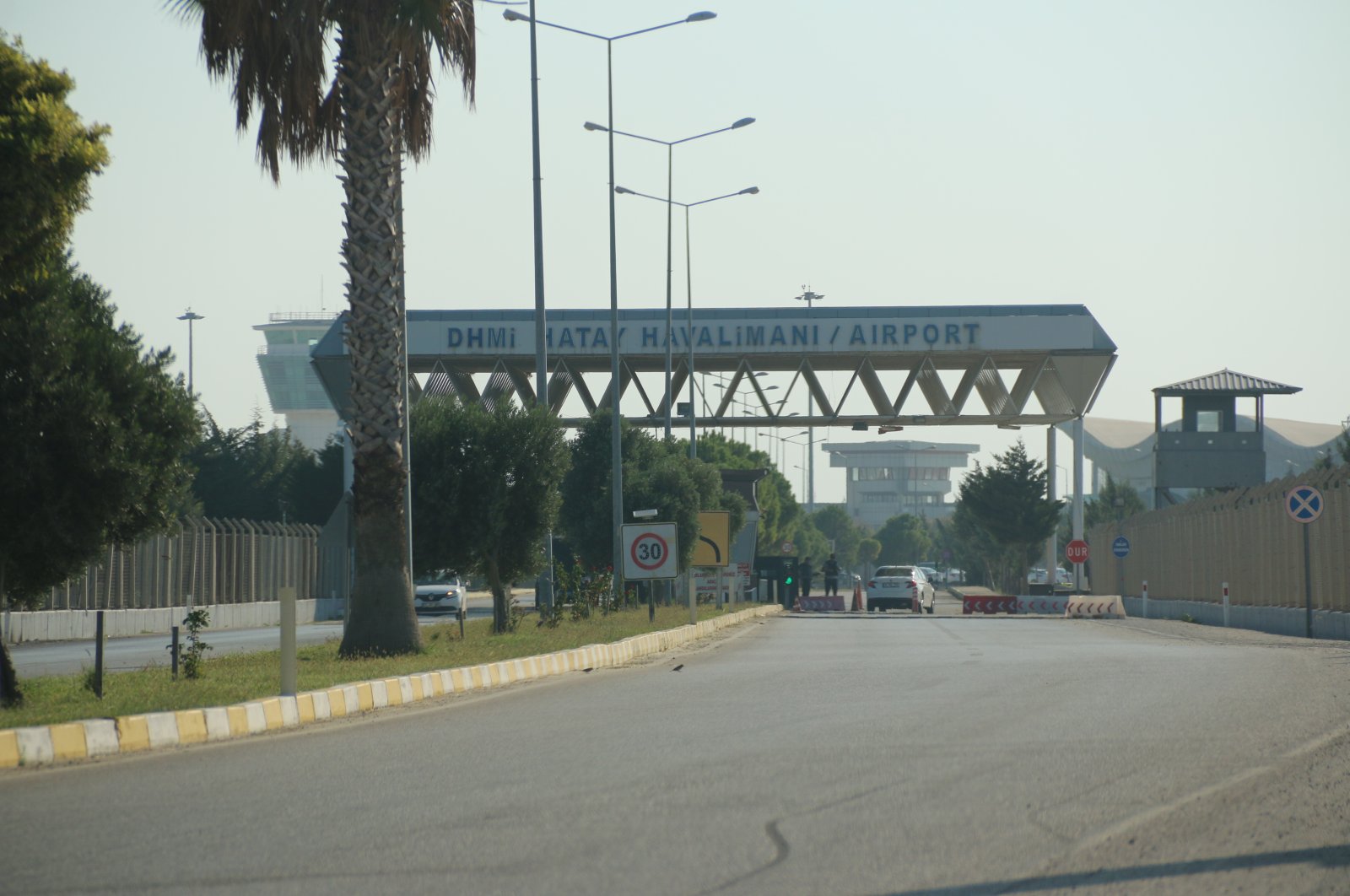 Entrance of Hatay Airport, in Hatay, southern Türkiye, Oct. 6, 2022. (AA PHOTO) 