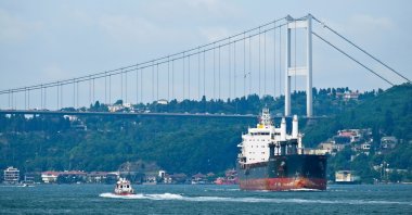 View of a ship sailing through the Bosporus in Istanbul, Türkiye, May 24, 2018 (Shutterstock Photo)