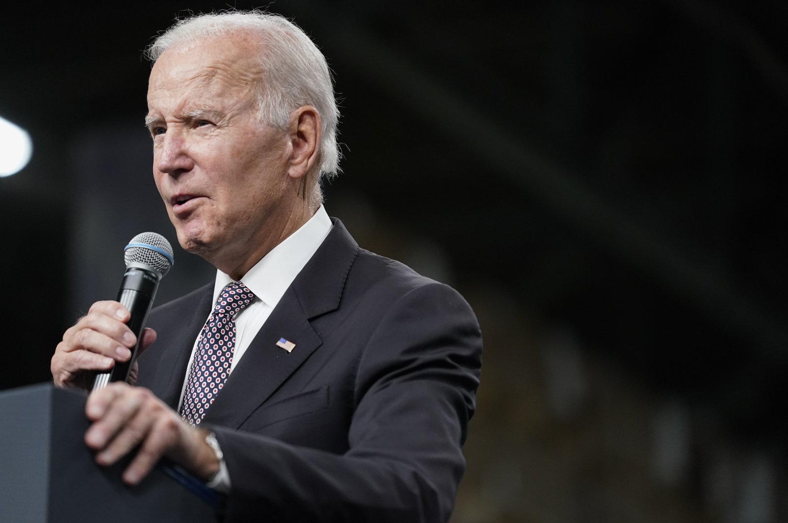 President Joe Biden speaks at an IBM facility. Poughkeepsie, New York, U.S., Oct. 6, 2022. (AP Photo)