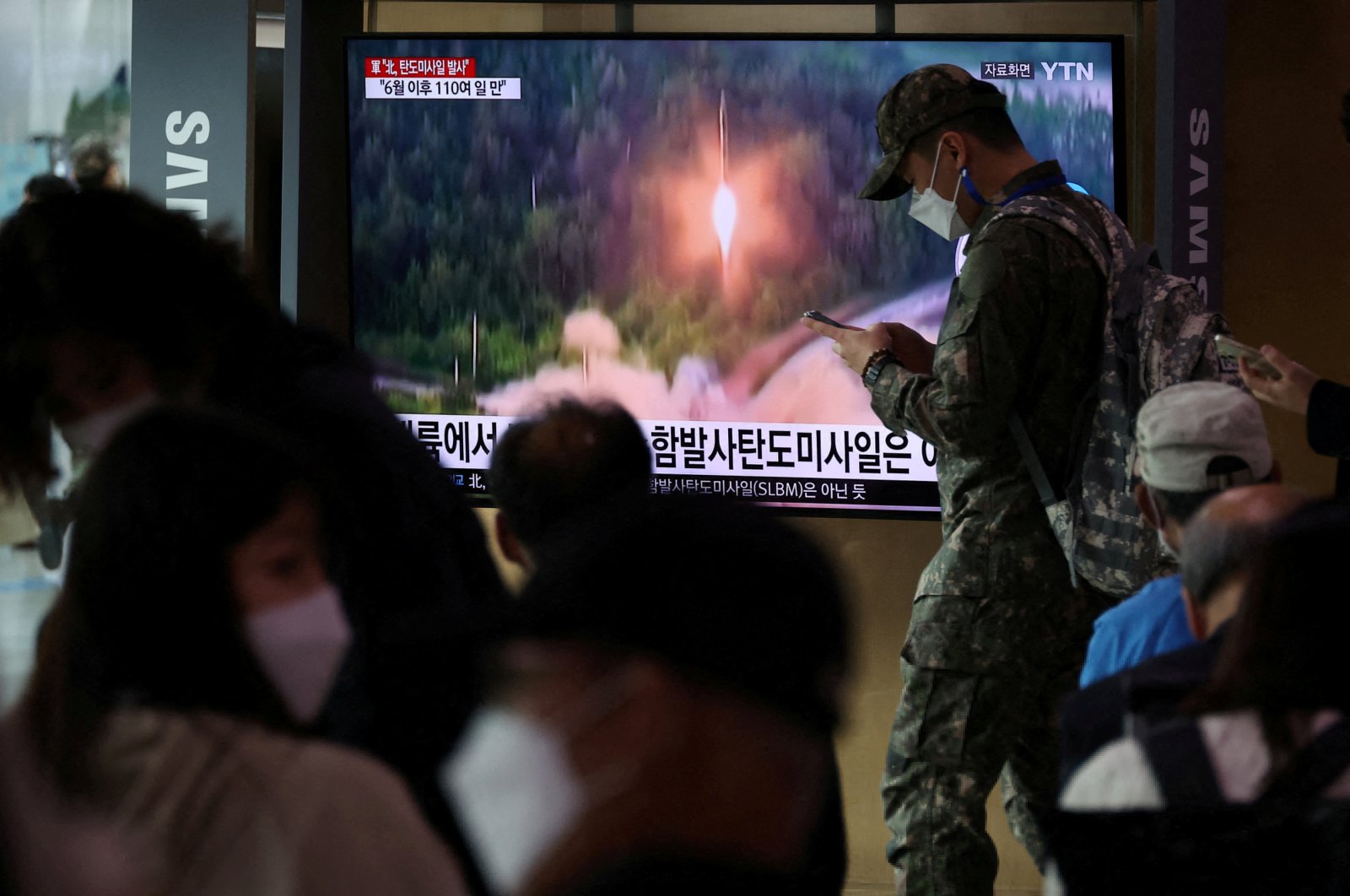 Korea Utara menembakkan 2 rudal balistik setelah latihan AS-Korea Selatan