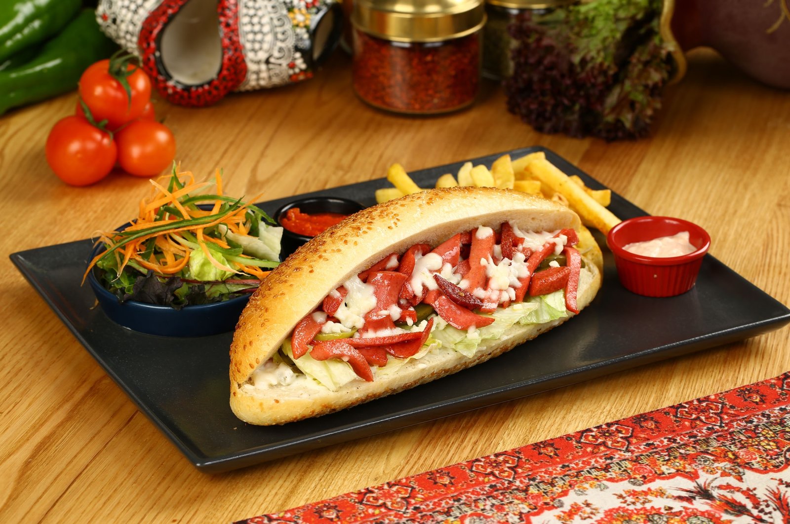 Izmir is famous with its kumru sandwich. (Shutterstock Photo)