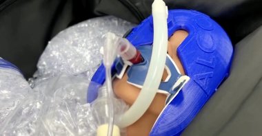 A dummy showcasing the process of cryopreservation, in Scottsdale, Arizona, U.S., Sept. 12, 2022. (Reuters Photo)