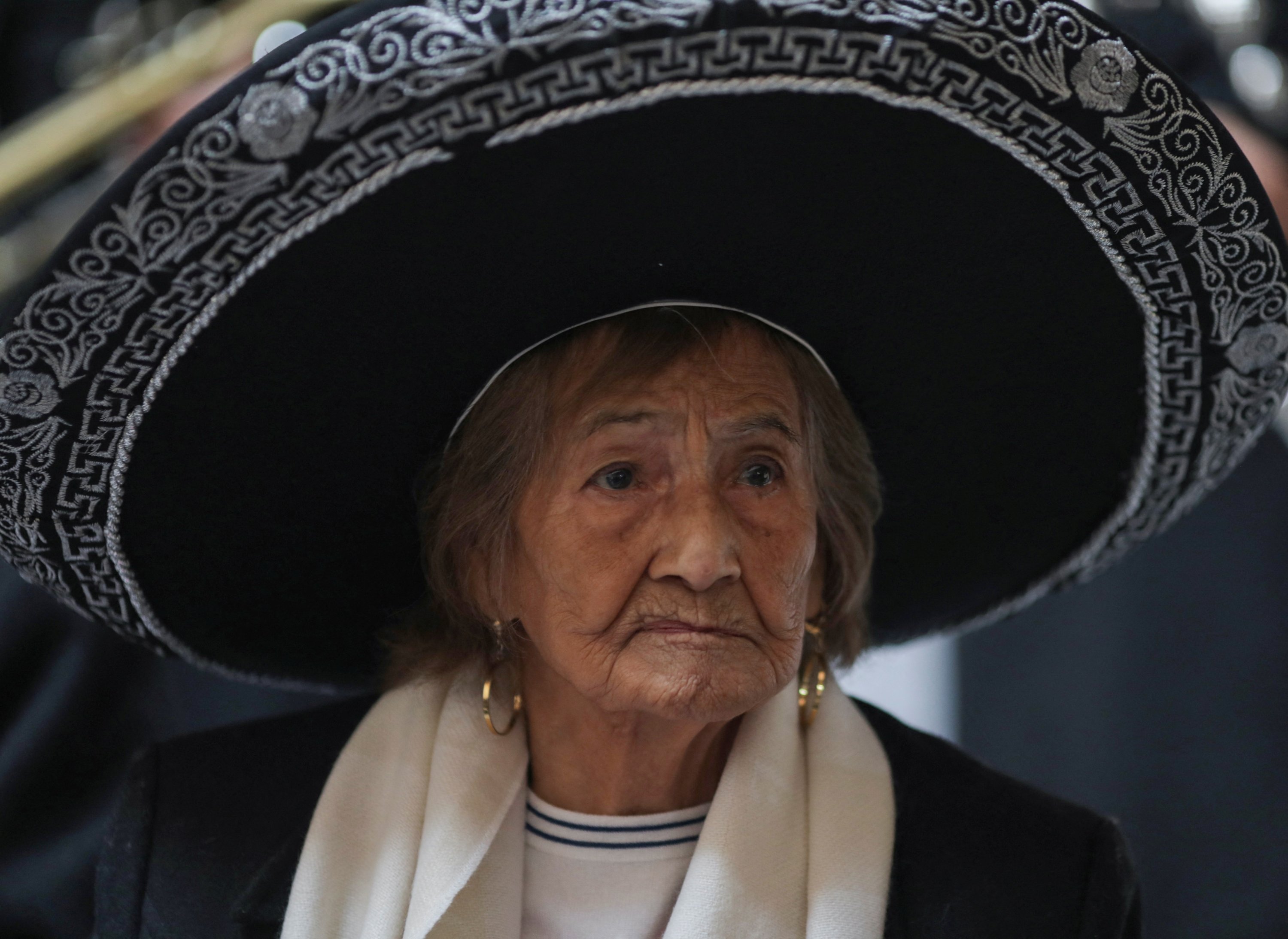 Margarita Ramirez, menderita penyakit Alzheimer, berpartisipasi dalam acara yang dipromosikan oleh Pusat Alzheimer Meksiko, di Mexico City, Meksiko, 9 Oktober 2022. (Foto Reuters)