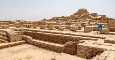 UNESCO World Heritage Site Mohenjo-daro, in Larkana, Sindh, Pakistan, June 7, 2019. (Reuters Photo)