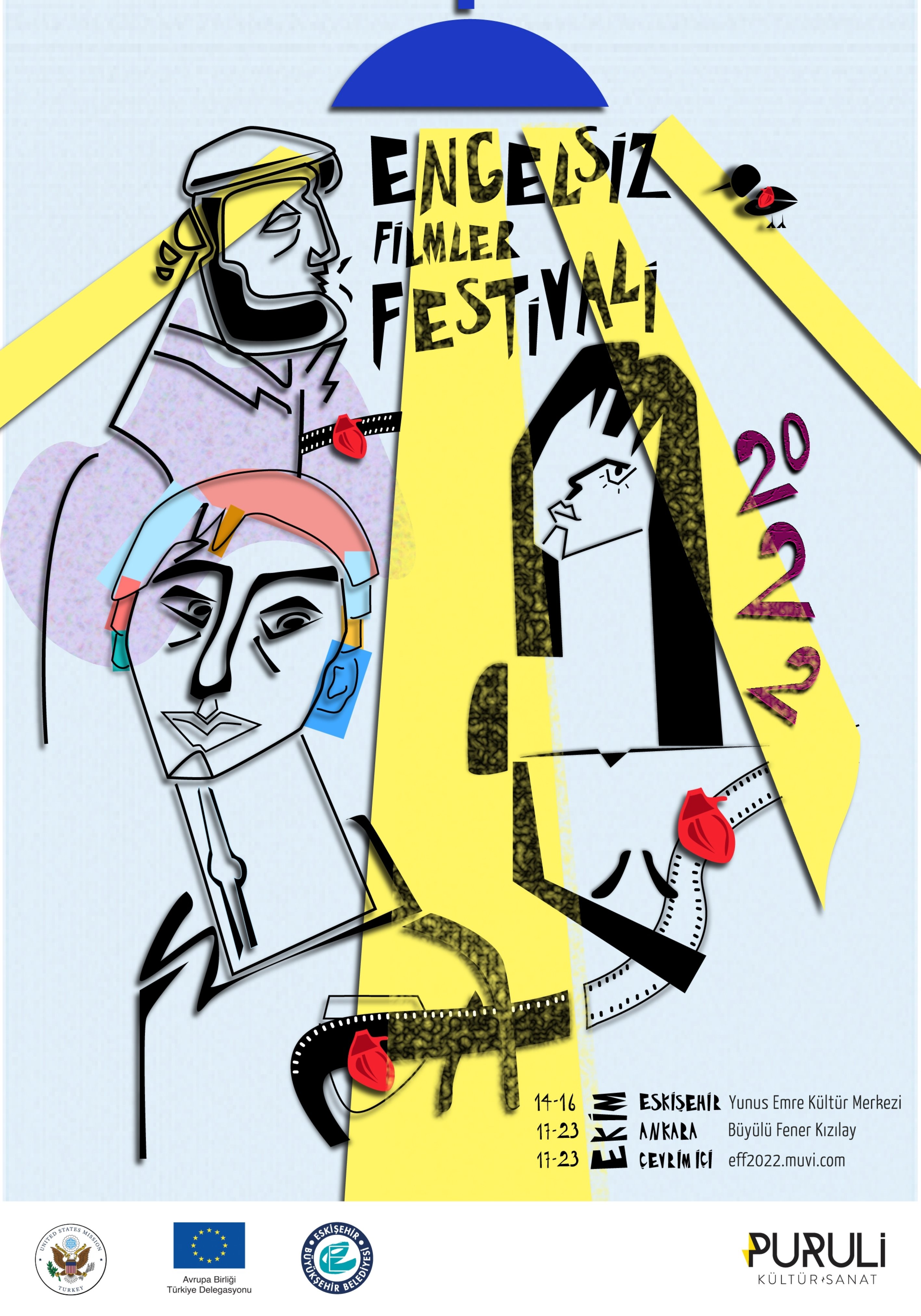 Poster Accessible Film Festival edisi 2022.  (Foto milik Seni Budaya Puruli)