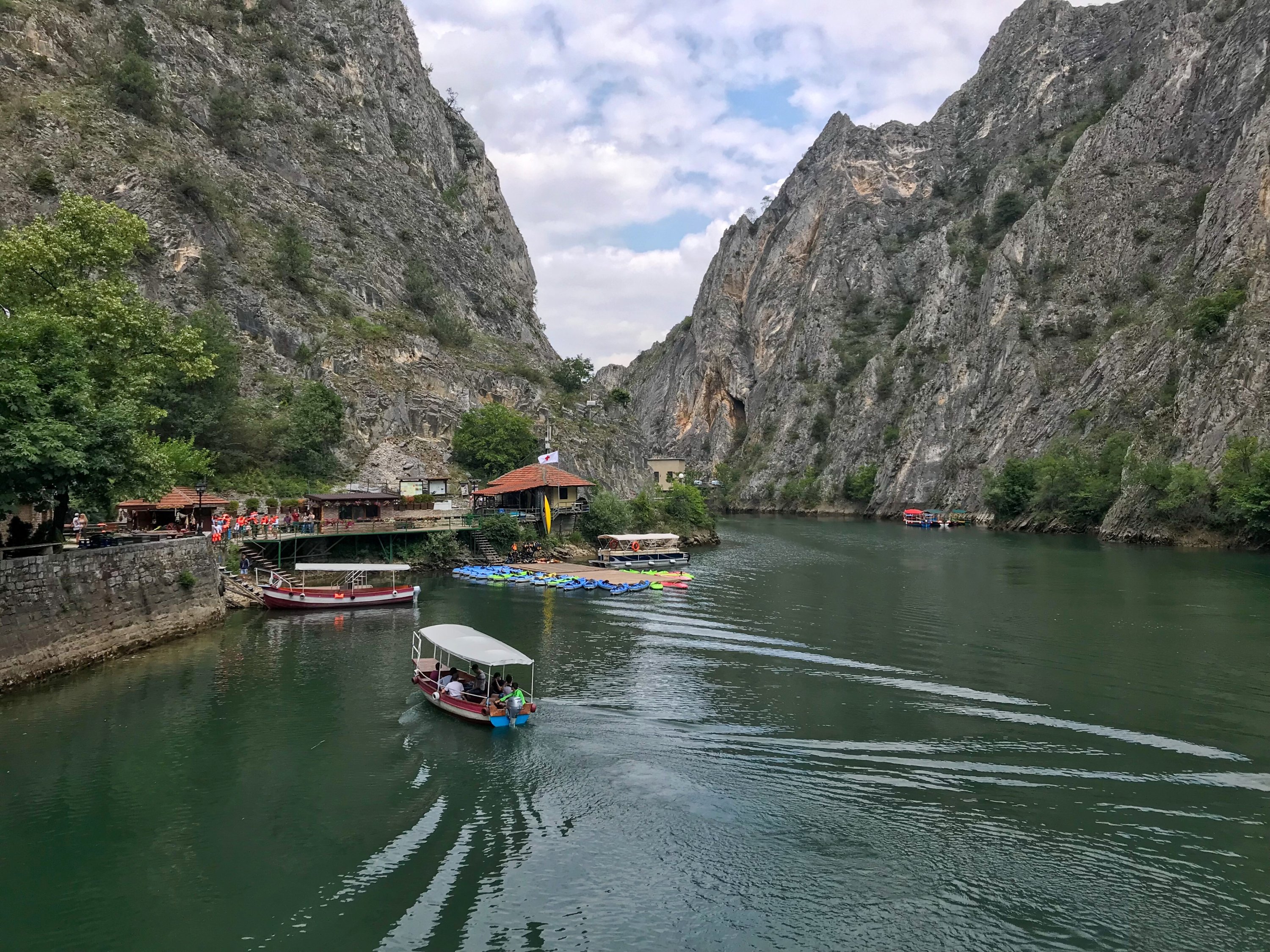 The Matka Gorge, Skopje, North Macedonia.  (Photo by Özge Şengelen)