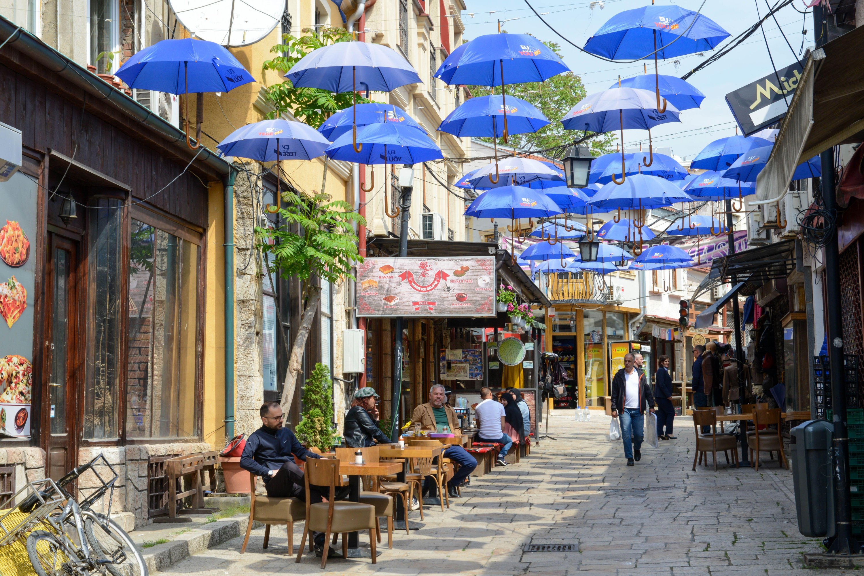 The Old Bazaar in Skopje, North Macedonia, May 8, 2022. (Reuters Photo)