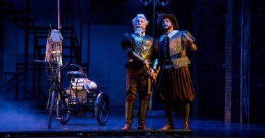 Don Quixote and his loyal aide Sancho in the opera.