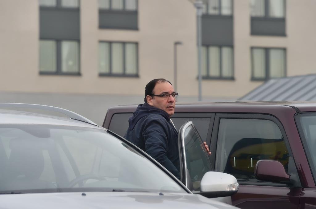 Bülent Keneş exits a car, in Stockholm, Sweden, in this undated photo. (PHOTO BY ÇAĞRI OĞUZ) 