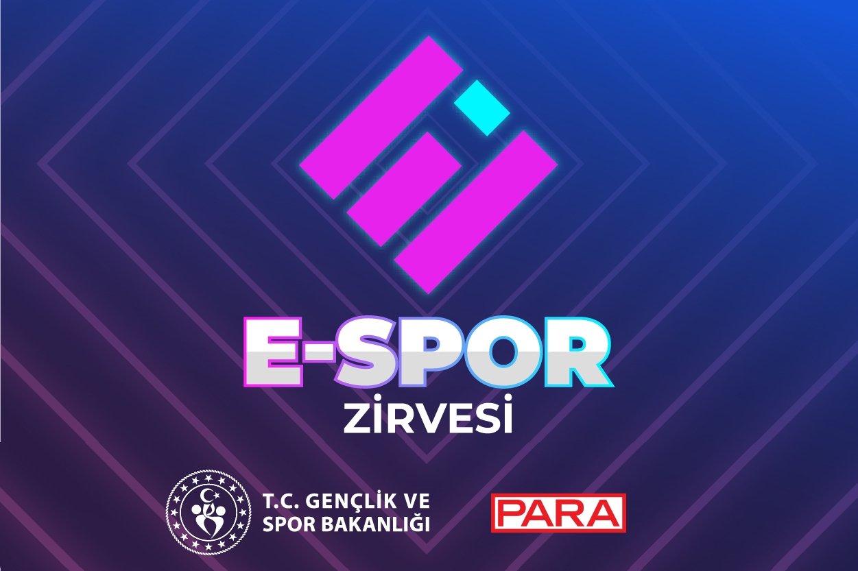 The logo of the 4th E-sports Summit organized by the Sports Ministry and Turkuvaz Media Group&#039;s PARA magazine.