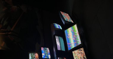 The multi-sensory digital art installation “Renewal 2121,” Miami, Florida, U.S., Oct. 19, 2022. (Photo by Funda Karayel)