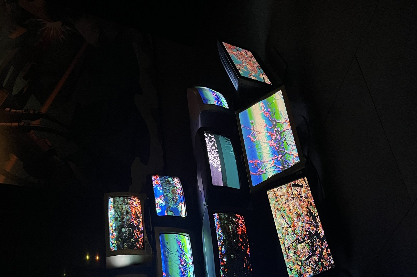 The multi-sensory digital art installation “Renewal 2121,” Miami, Florida, U.S., Oct. 19, 2022. (Photo by Funda Karayel)