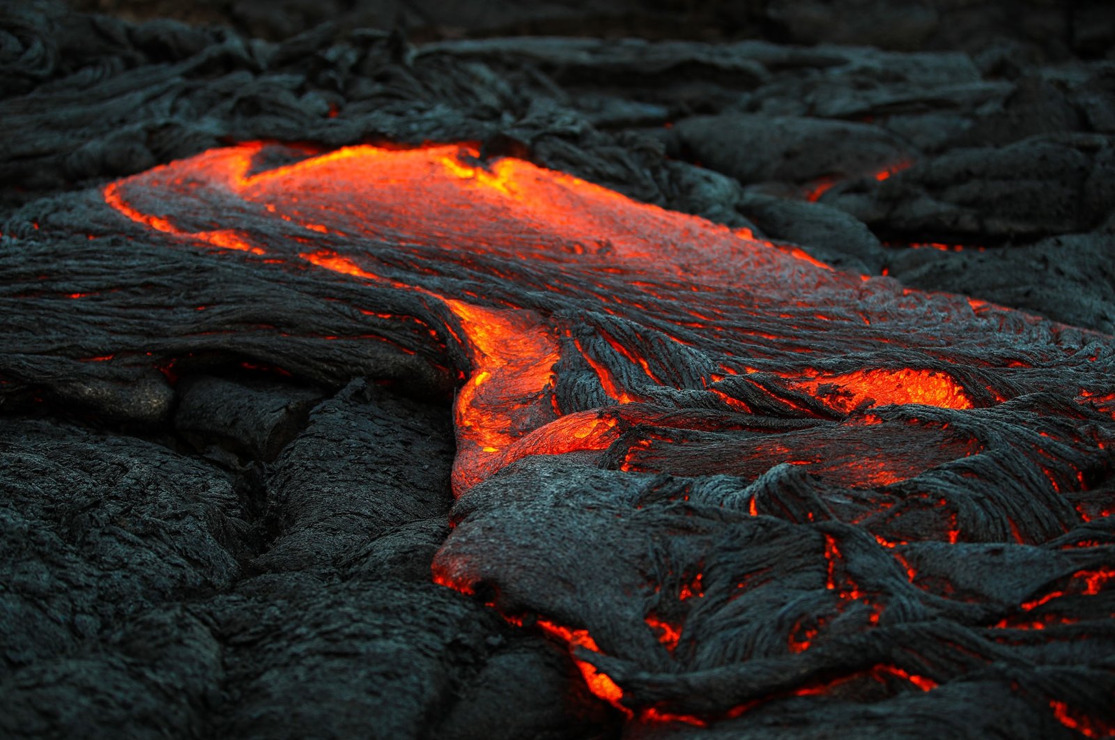 Volcanic lava, on Big Island, Hawaii. (Shutterstock Photo)