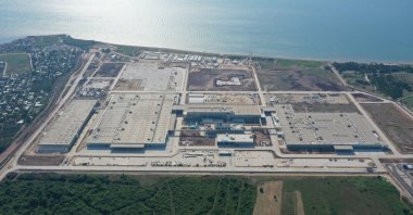 A view of the factory of Türkiye's first domestically developed car in the Gemlik district of northwestern Bursa province, Türkiye, July 8, 2022. (AA Photo)