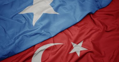 Turkish and Somalian flags are together in this undated file photo. (Shutterstock Photo)